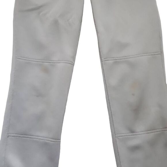 Mizuno Performance Boys Size YXL Gray Zip Baseball Pants - Picture 3 of 5